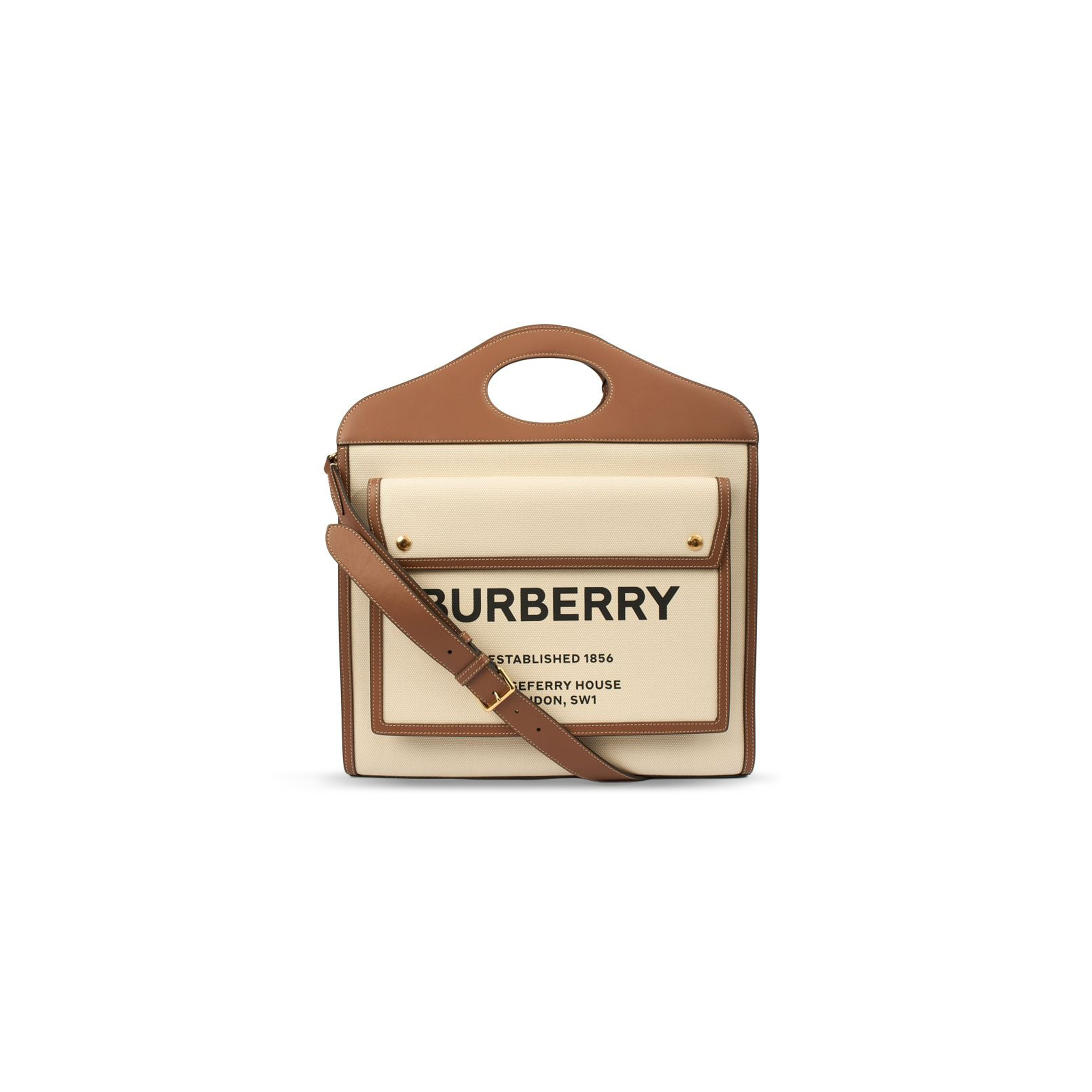 BURBERRY POCKET BAG CROSSBODY HANDBAG  (41*37*9.5cm)